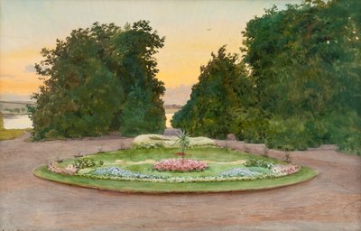 Evening in the Park by Albert Nikolaevich Benois
